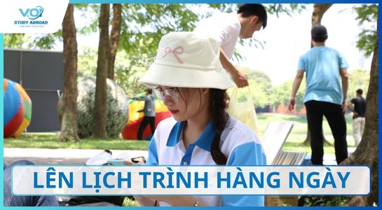 Quản lý thời gian khi du học Hàn hiệu quả bằng cách lên lịch trình hằng ngày